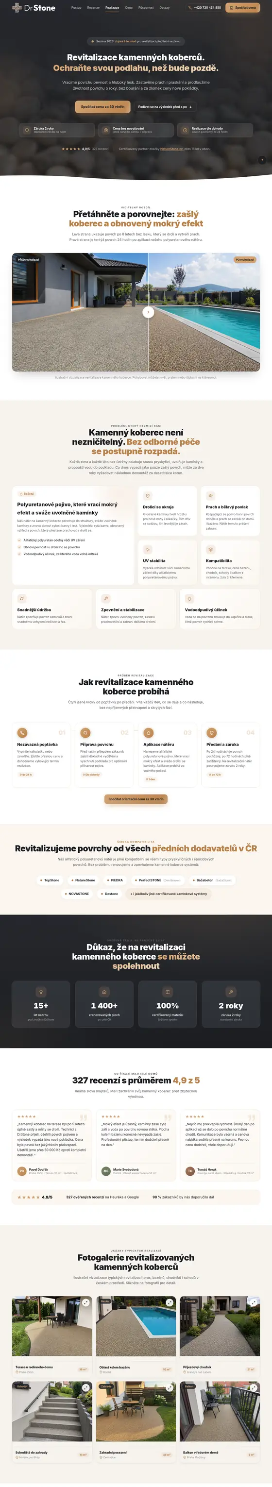 Náhled webu drstone.cz